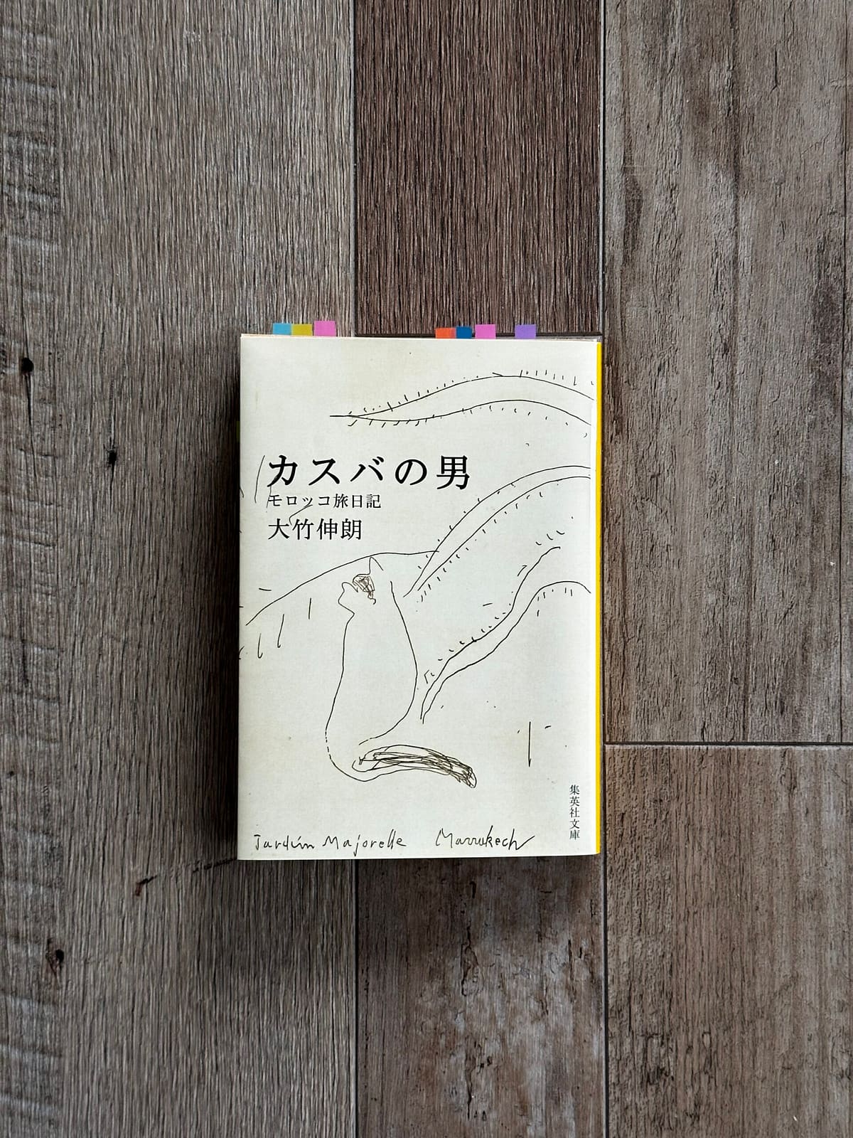 大竹伸朗『カスバの男 モロッコ旅日記』表紙